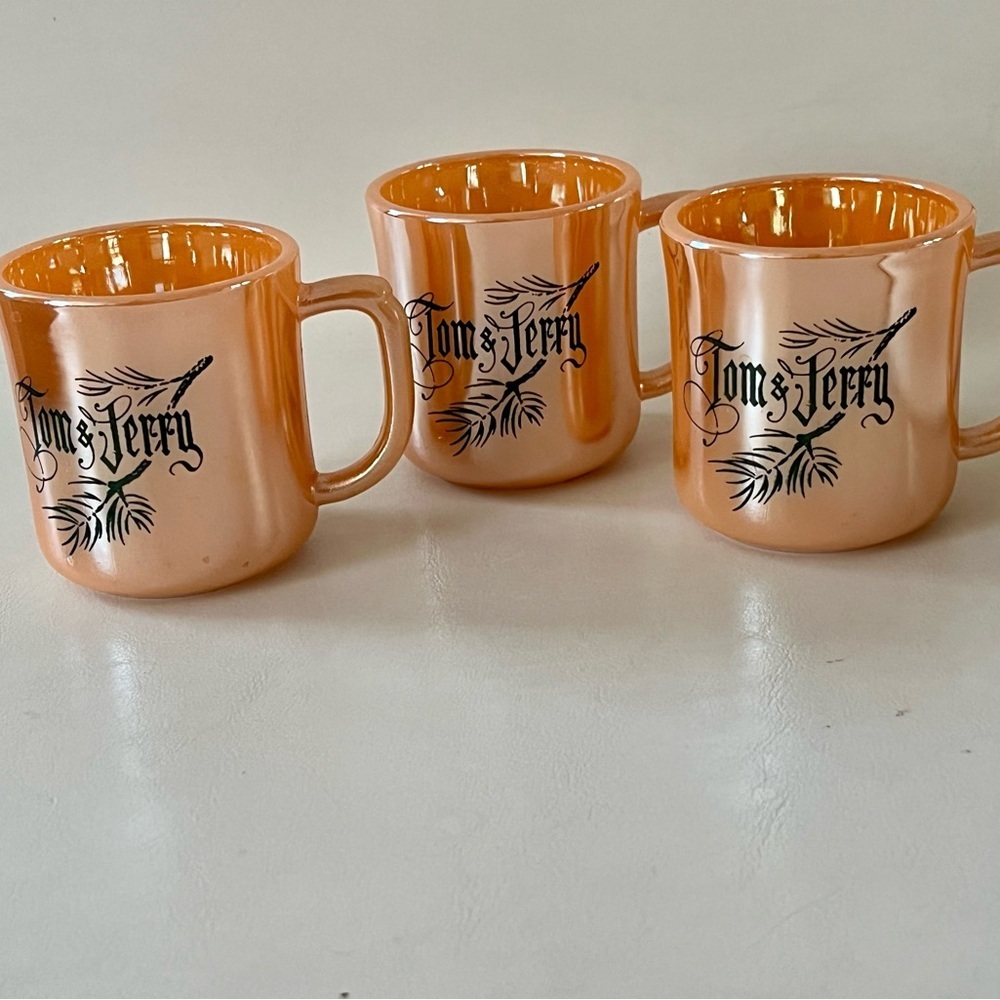 Fire King Orange Mugs Set of 3 - Picture 9 of 13